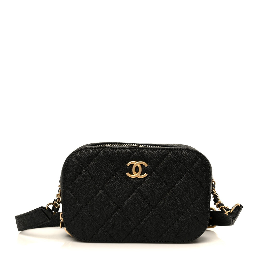Chanel Caviar Waist Bag Black