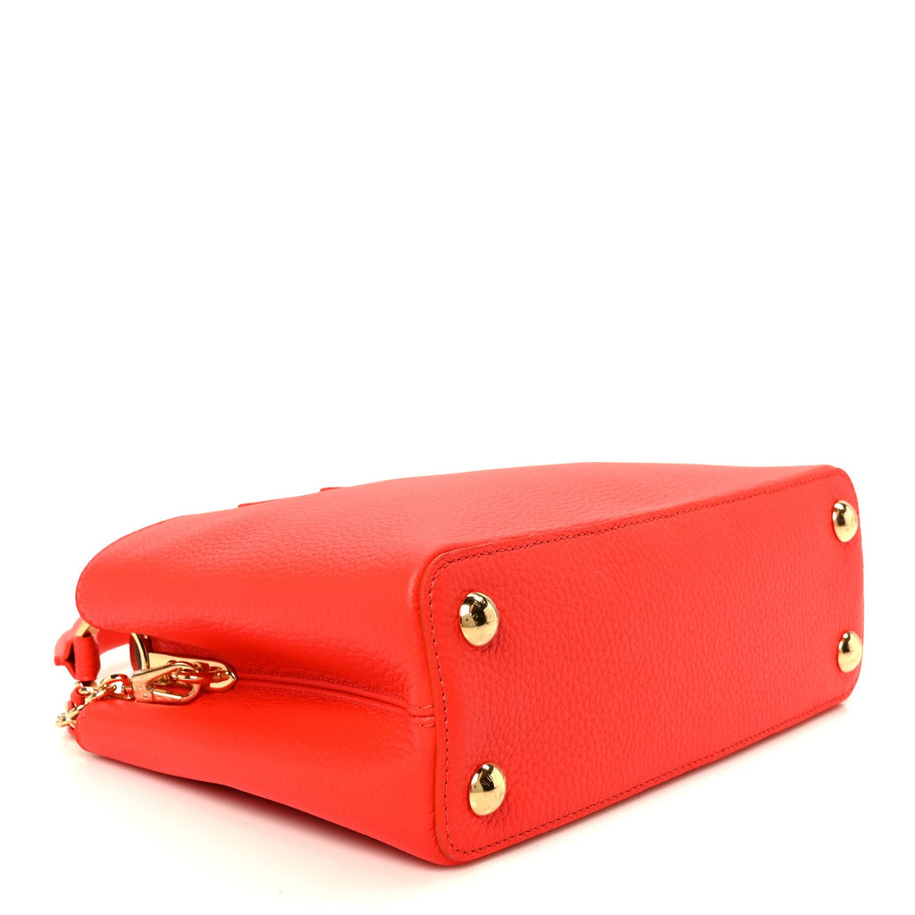 Louis Vuitton Taurillon Capucines BB Tonic Orange