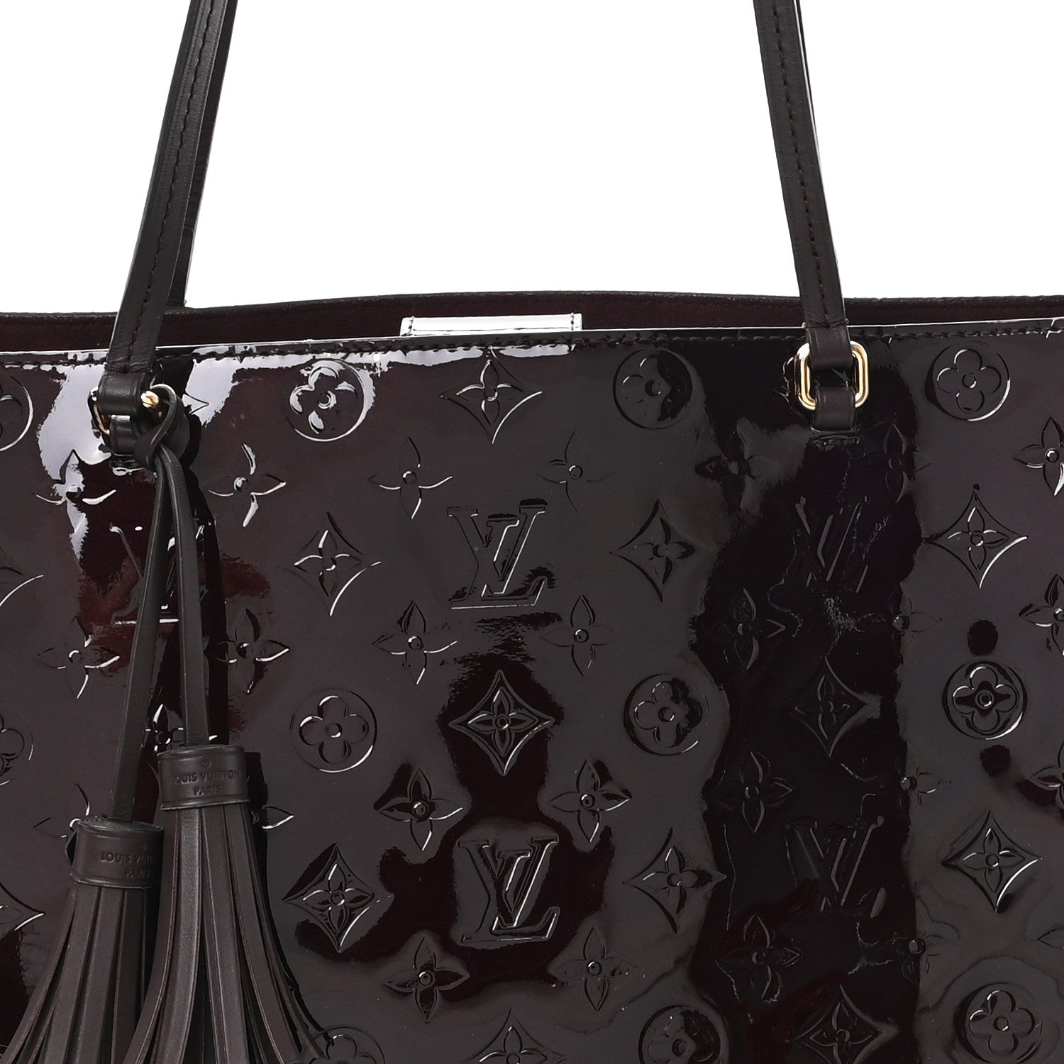 Louis Vuitton Vernis Long Beach MM Amarante