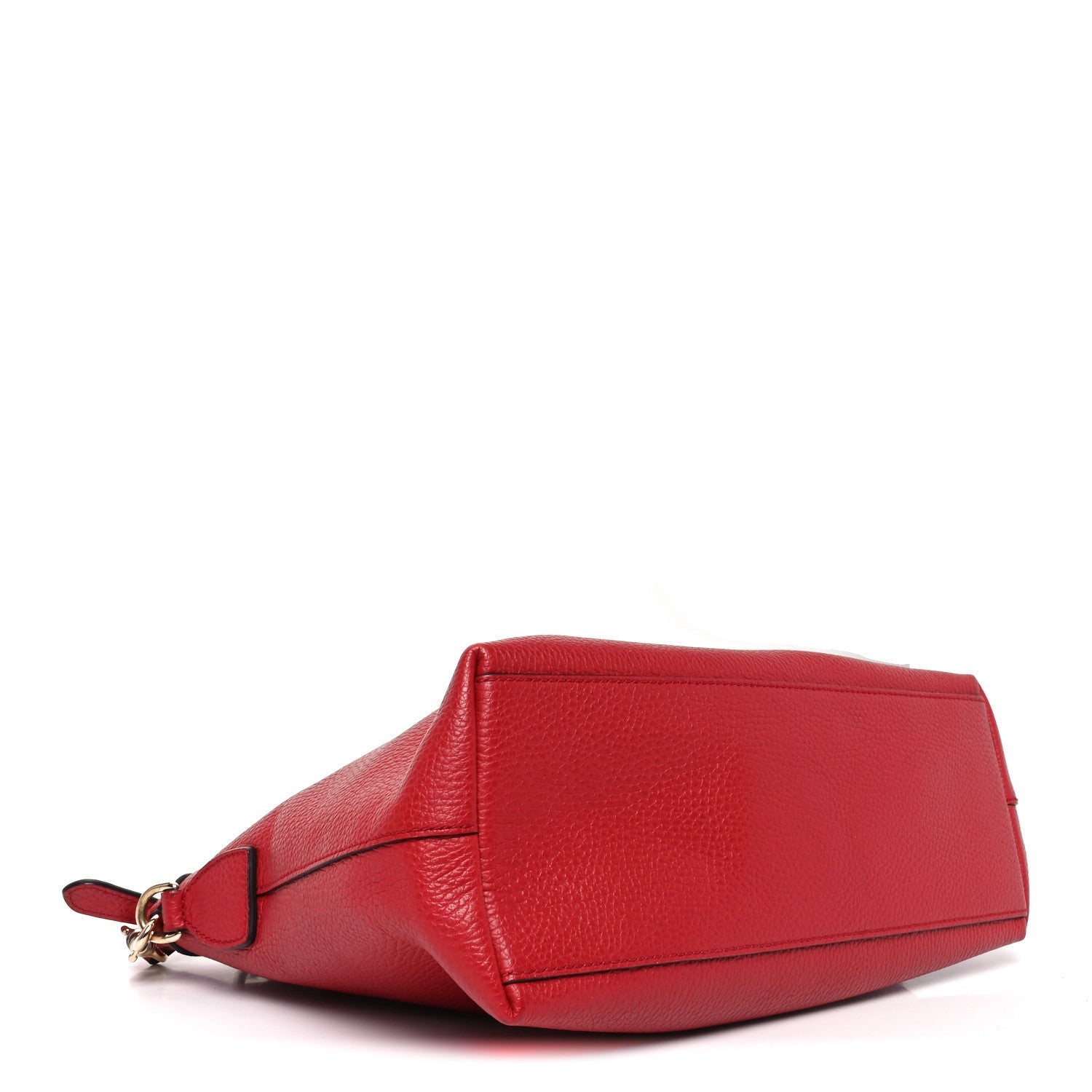 Gucci Dollar Calfskin GG Charm Satchel Red