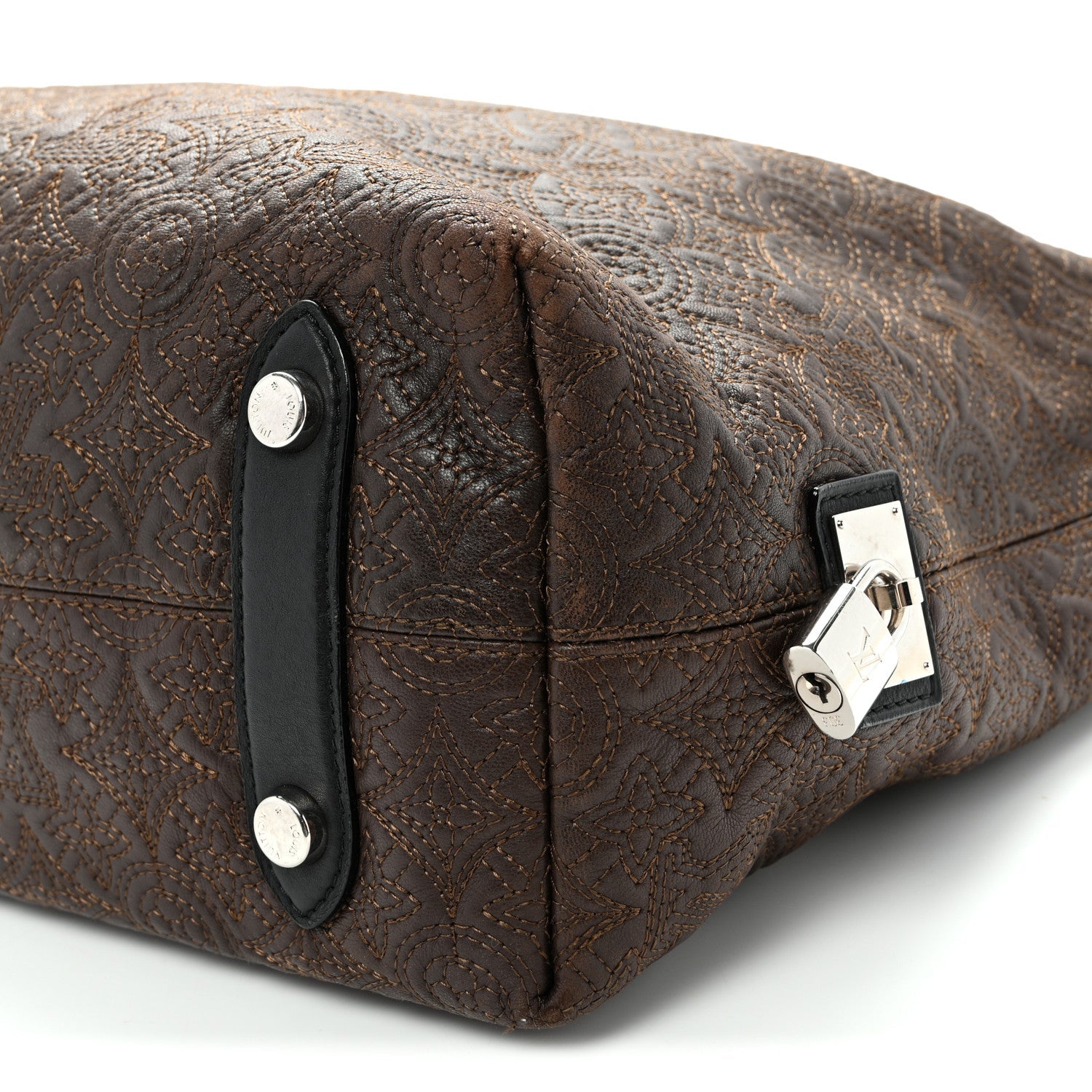 Louis Vuitton Monogram Lambskin Antheia Hobo PM Chocolat