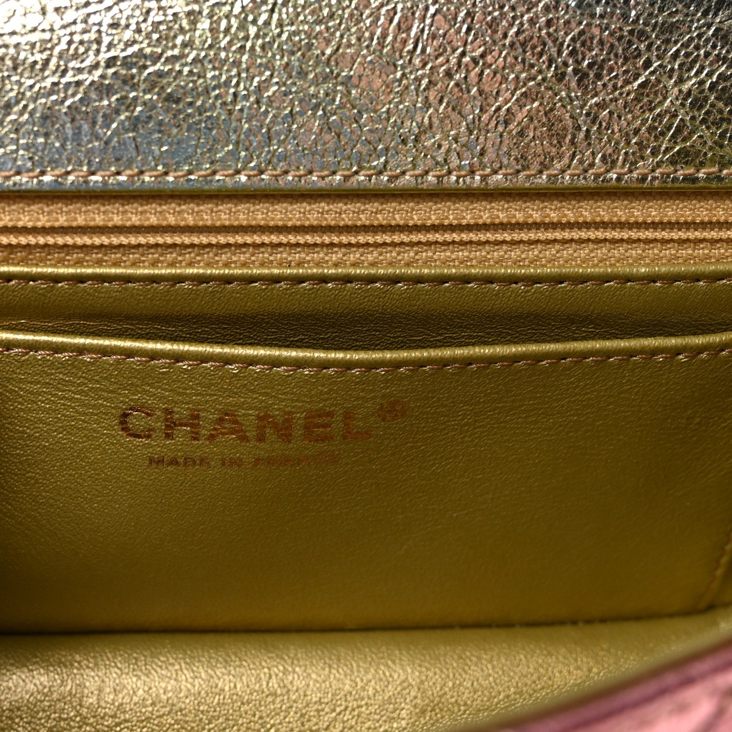 Chanel Metallic Goatskin Quilted Mini 2.55 Reissue Flap Multicolor