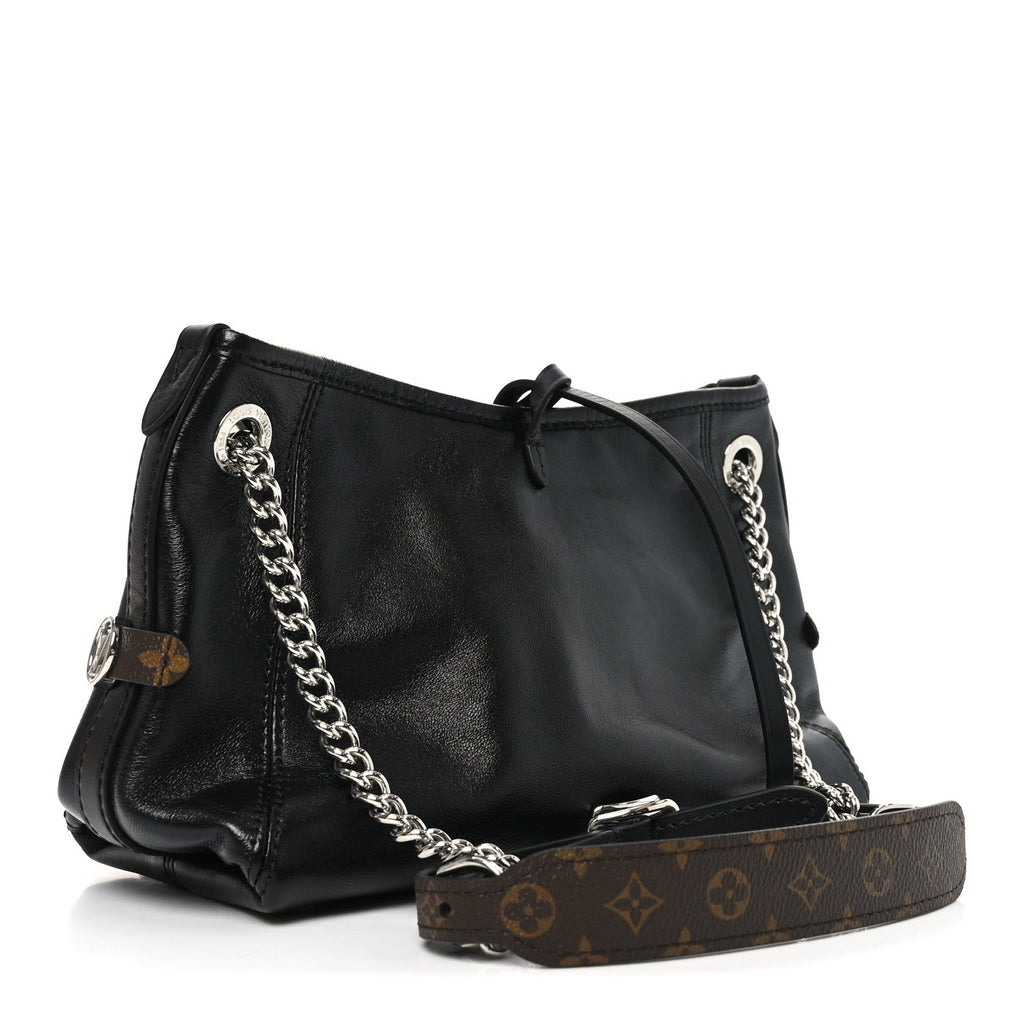 Louis Vuitton Lambskin CarryAll Vibe BB Black