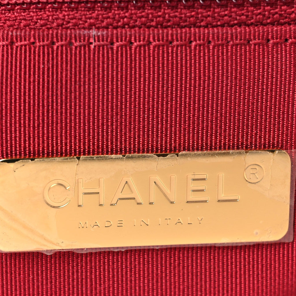 Chanel Lambskin Quilted Large Chanel 19 Flap Black