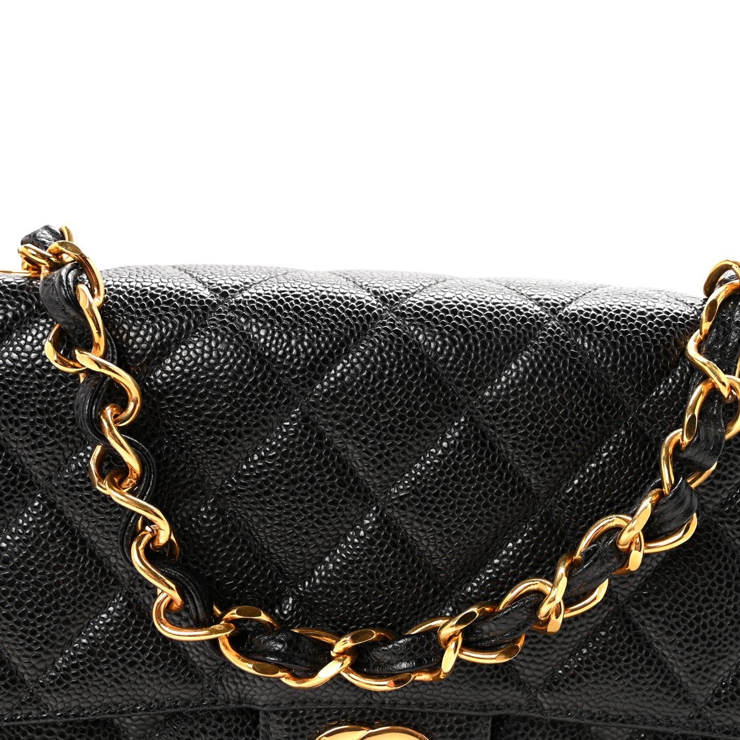 Chanel Caviar Jumbo Single Flap Black