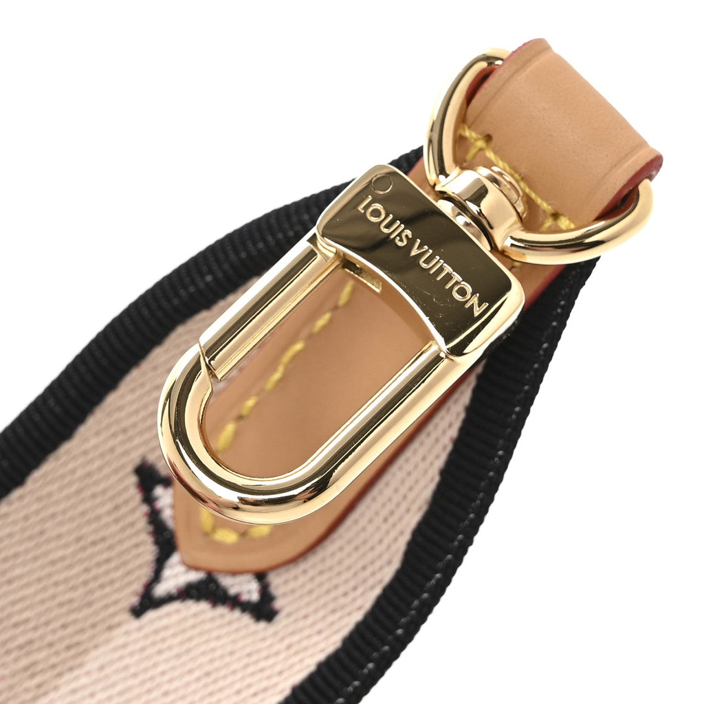 Louis Vuitton Jacquard Diane Shoulder Strap Black