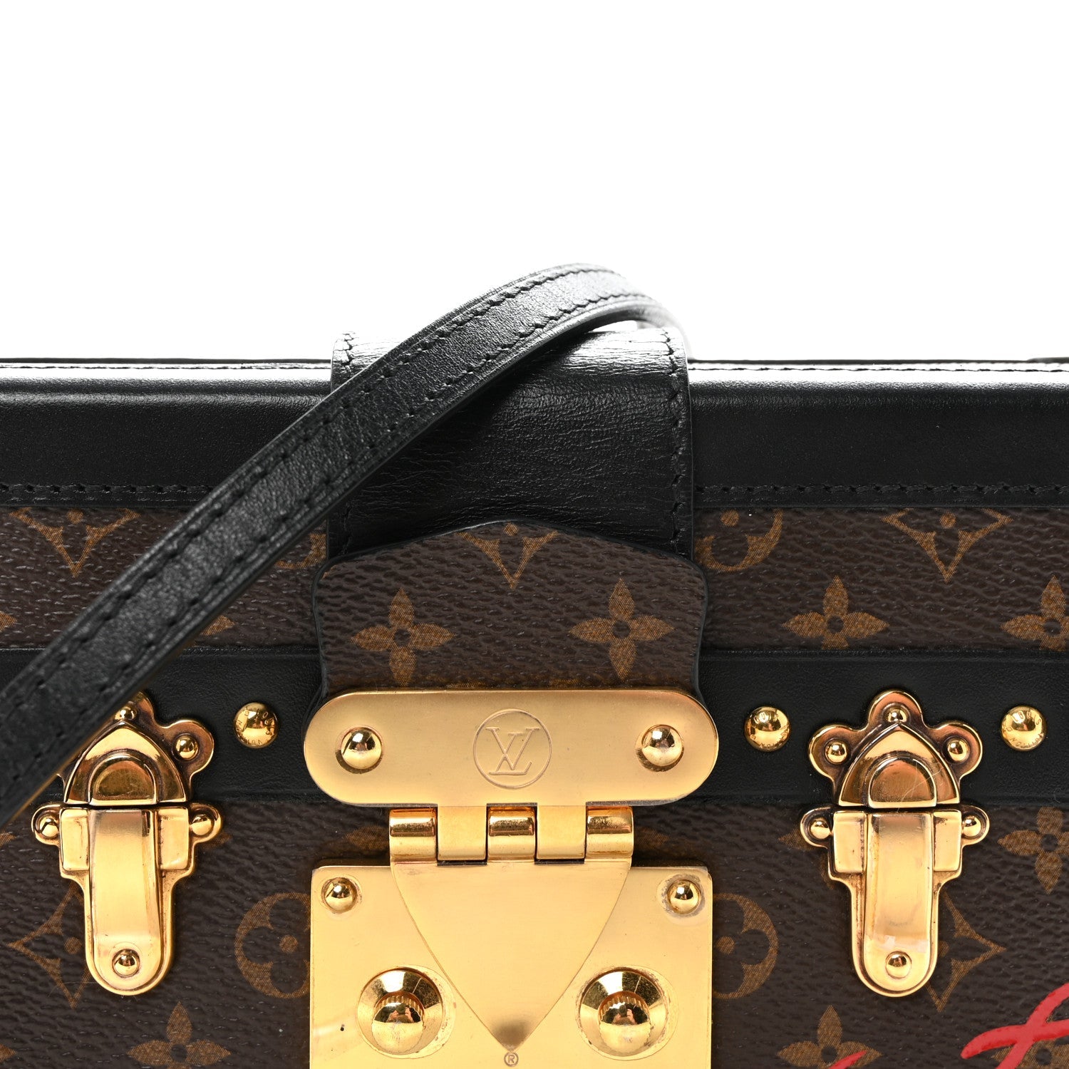 Louis Vuitton Monogram Petite Malle Black