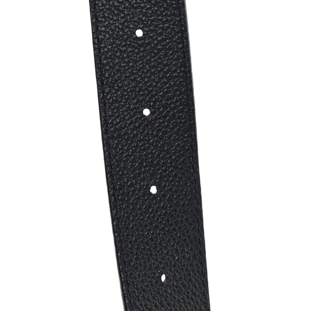 Louis Vuitton X YK Empreinte Dots 30mm LV Belt 80 32 Black White