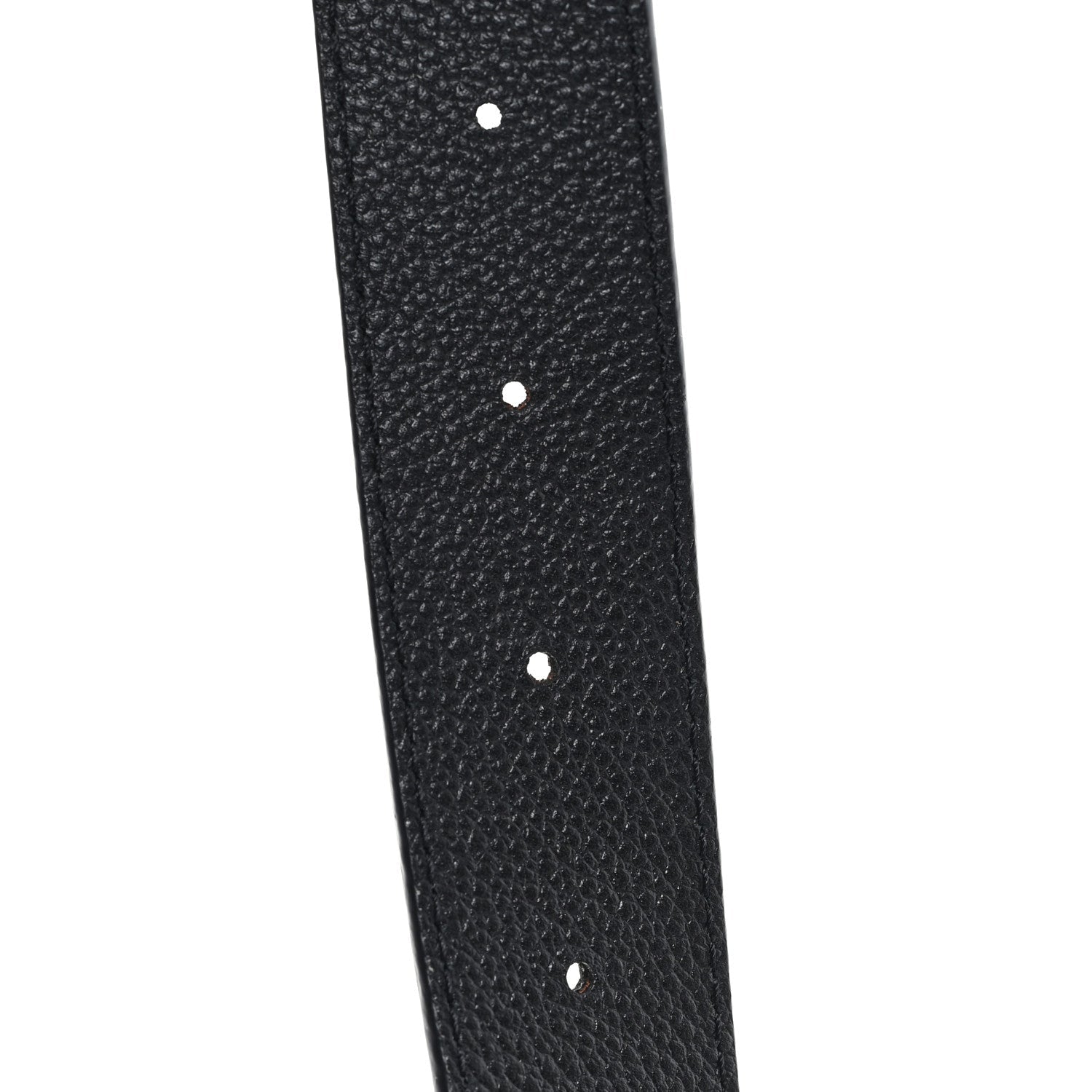 Louis Vuitton X YK Empreinte Dots 30mm LV Belt 80 32 Black White