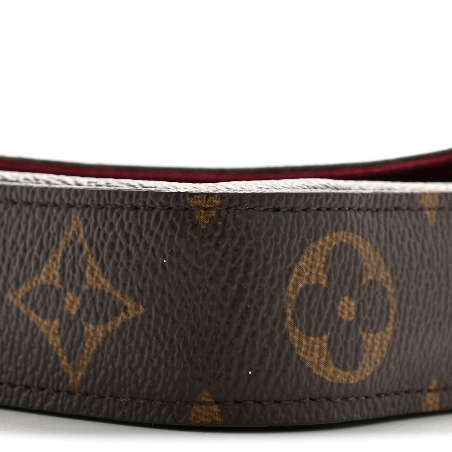 Louis Vuitton Monogram Pochette Felicie Chain Wallet Fuchsia