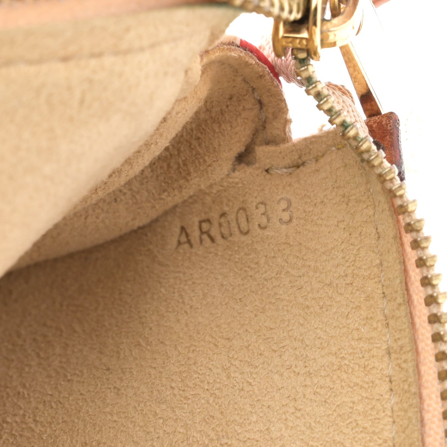 Louis Vuitton Monogram Cherry Blossom Pochette Accessories Red