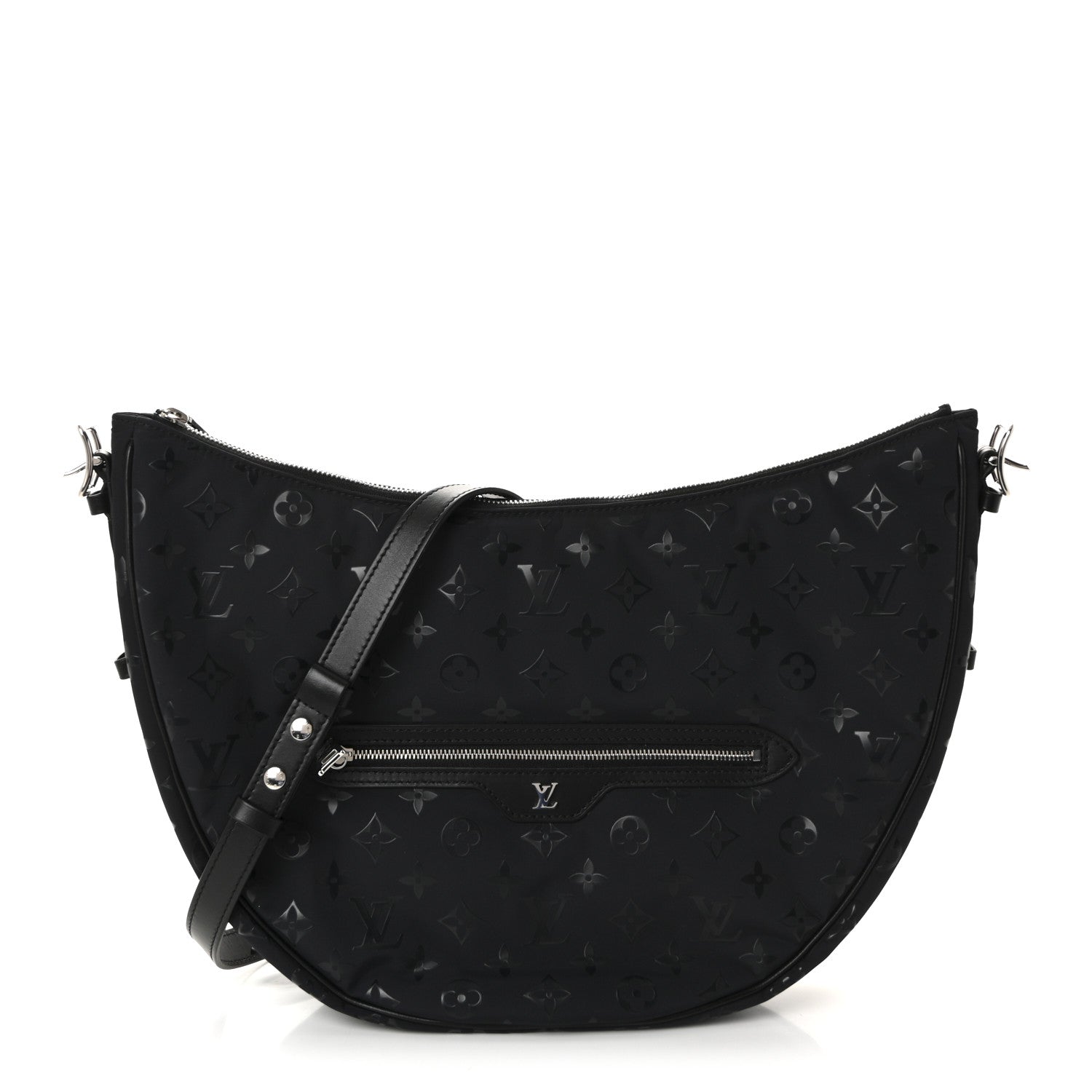 Louis Vuitton Nylon Monogram Loop Pocket Hobo Polar Night