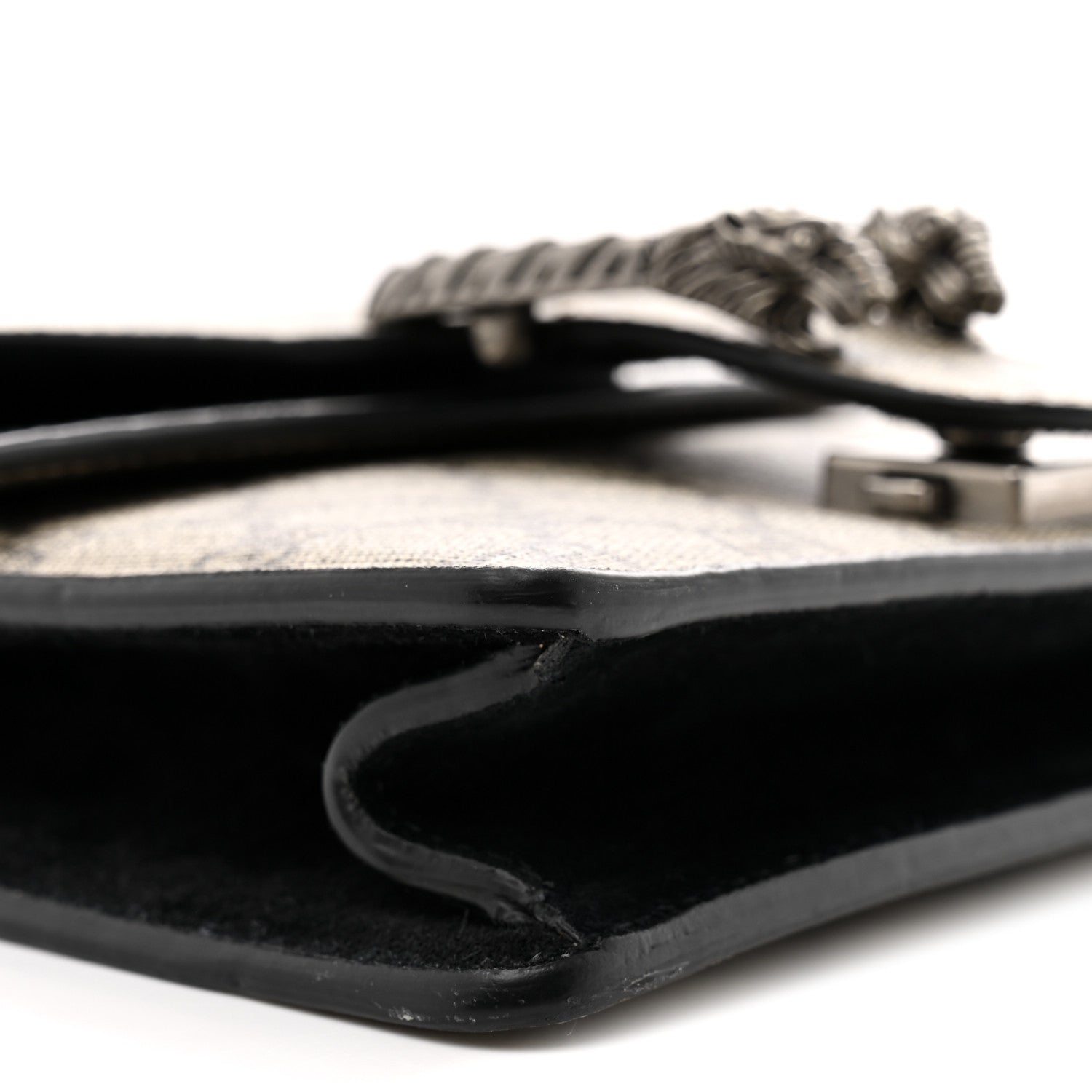 Gucci GG Supreme Monogram Mini Dionysus Shoulder Bag Black