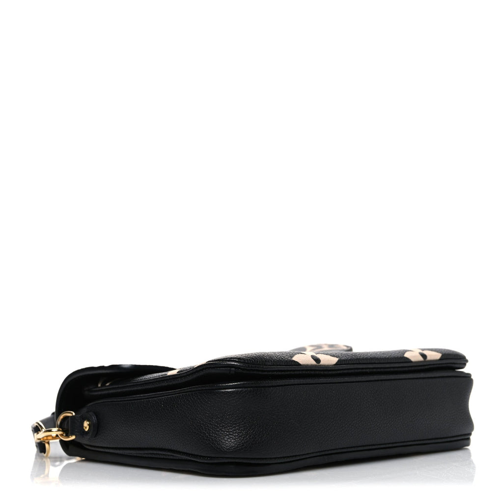 Louis Vuitton Empreinte Monogram Giant Pochette Metis Black Beige