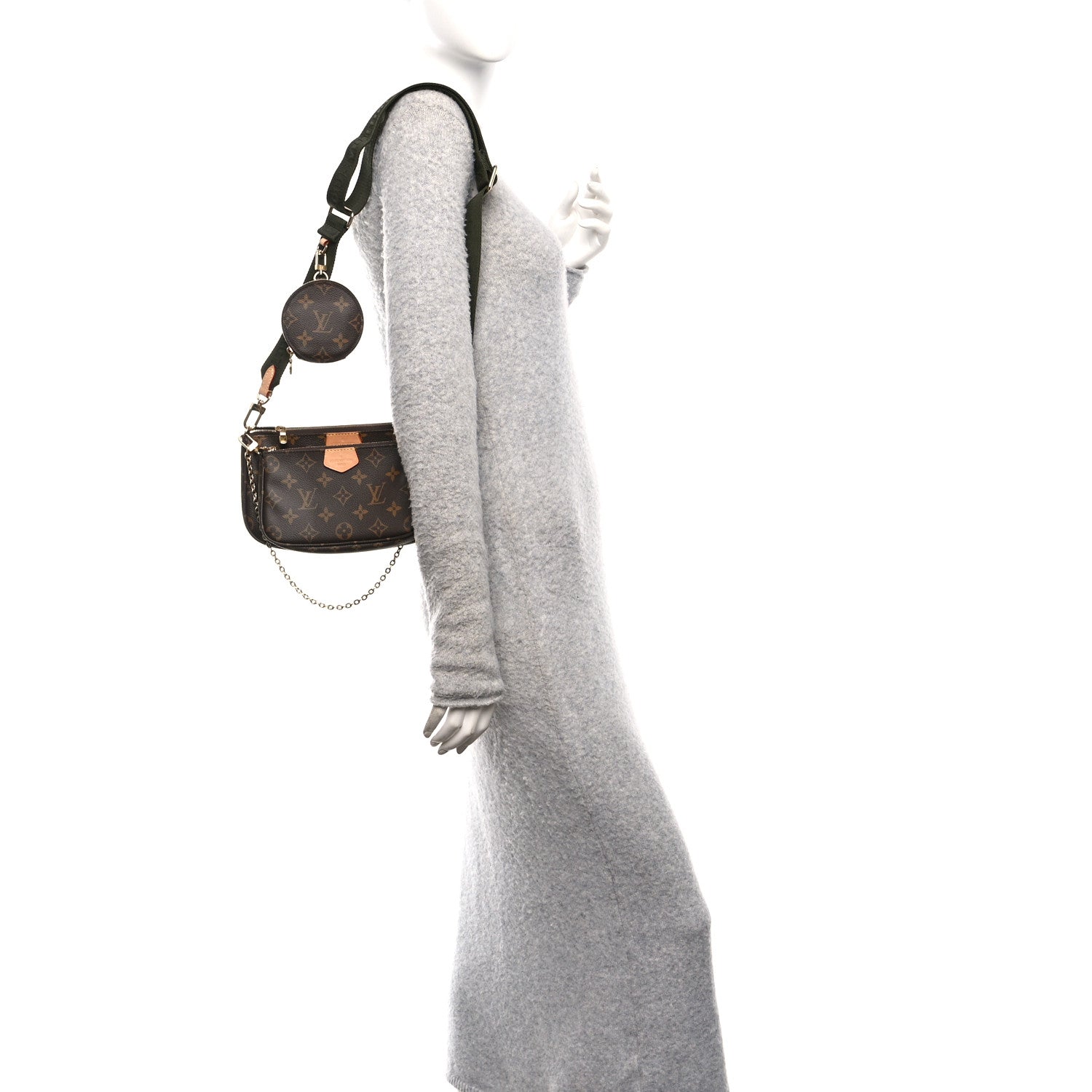 Louis Vuitton Monogram Multi Pochette Accessories Kaki