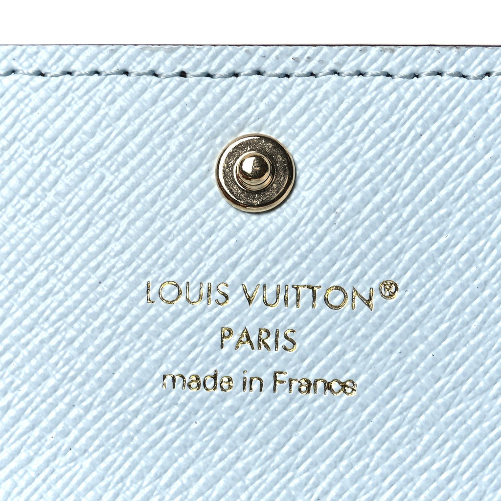 Louis Vuitton Monogram 4 Key Multicles Holder Blue