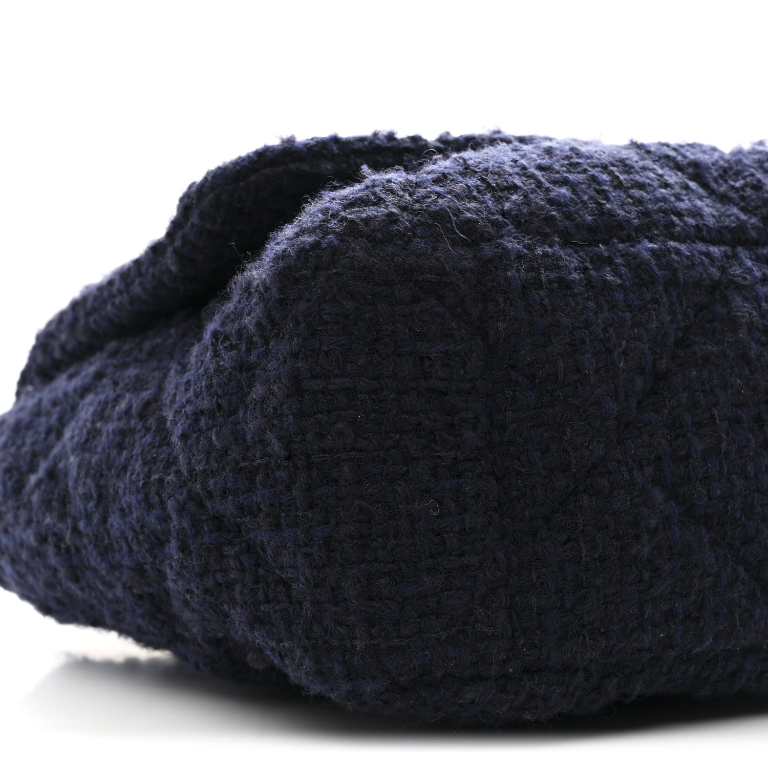 Chanel Tweed Quilted Maxi Chanel 19 Flap Navy
