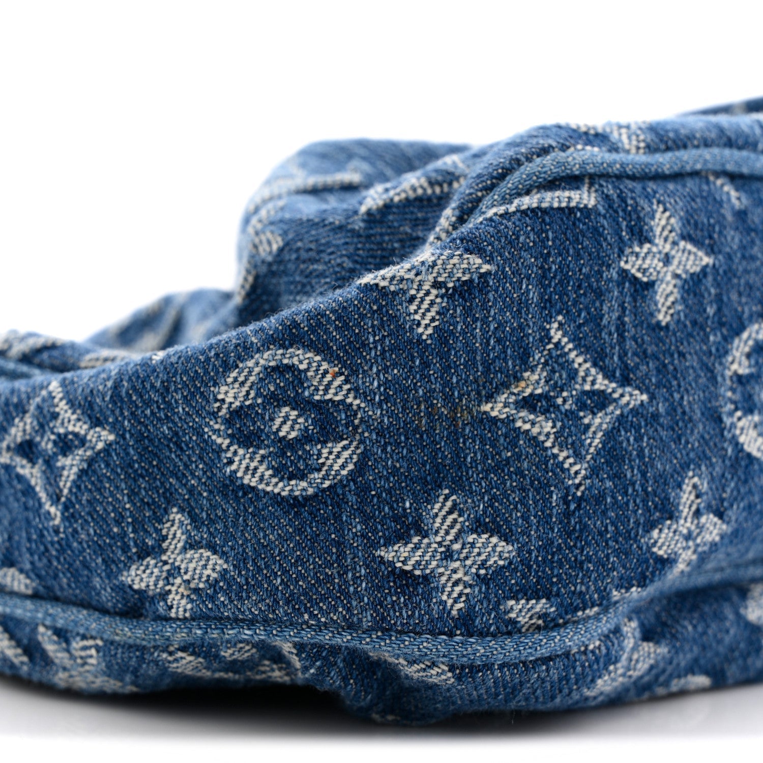 Louis Vuitton Monogram Denim Pochette Valley Blue