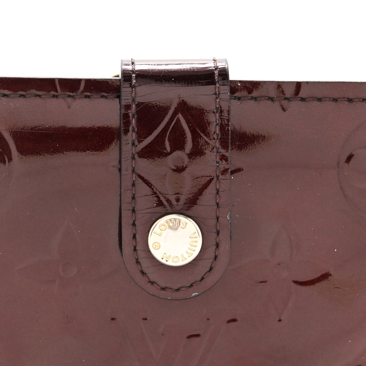 Louis Vuitton Vernis French Purse Wallet Amarante