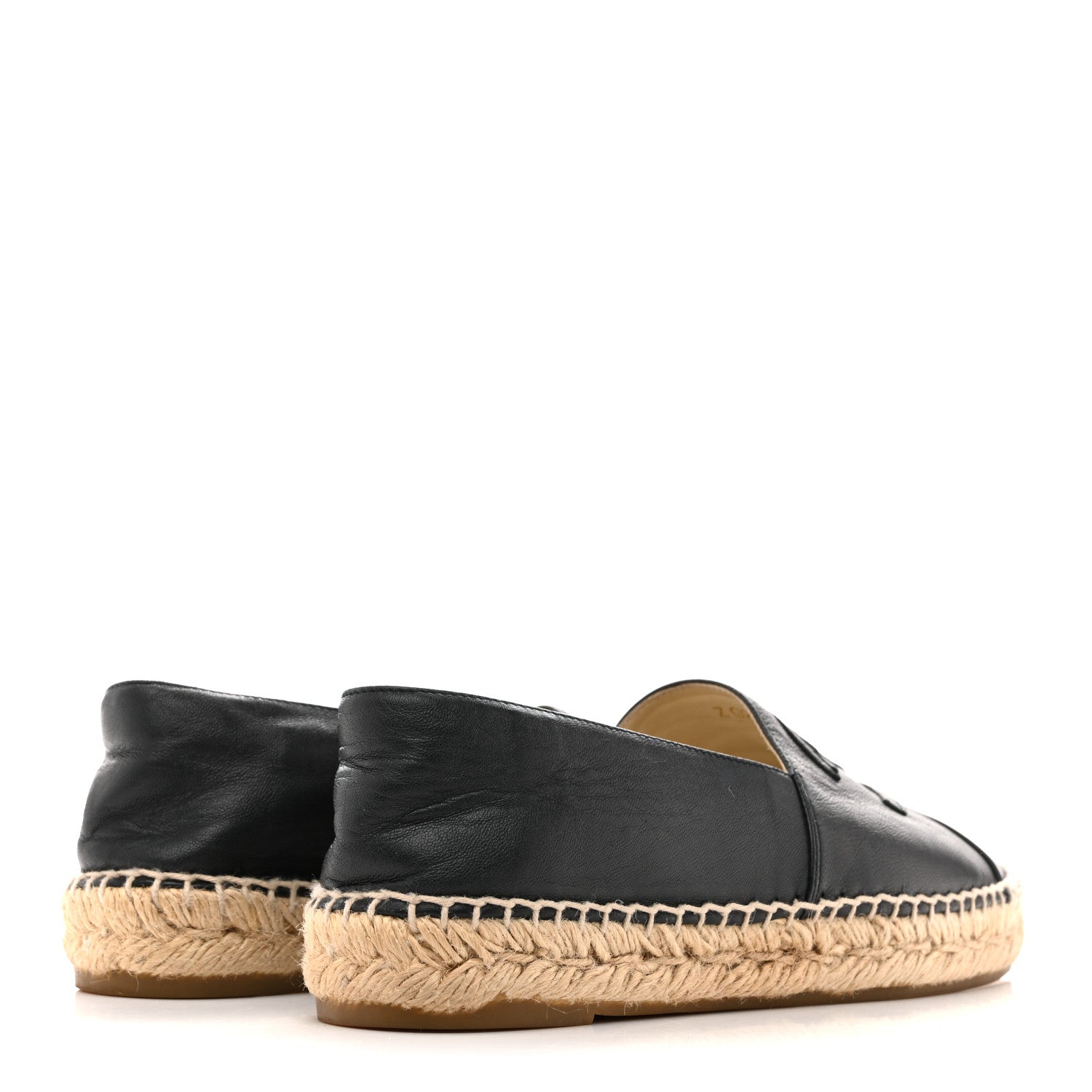Lambskin CC Espadrilles 38 Dark Navy