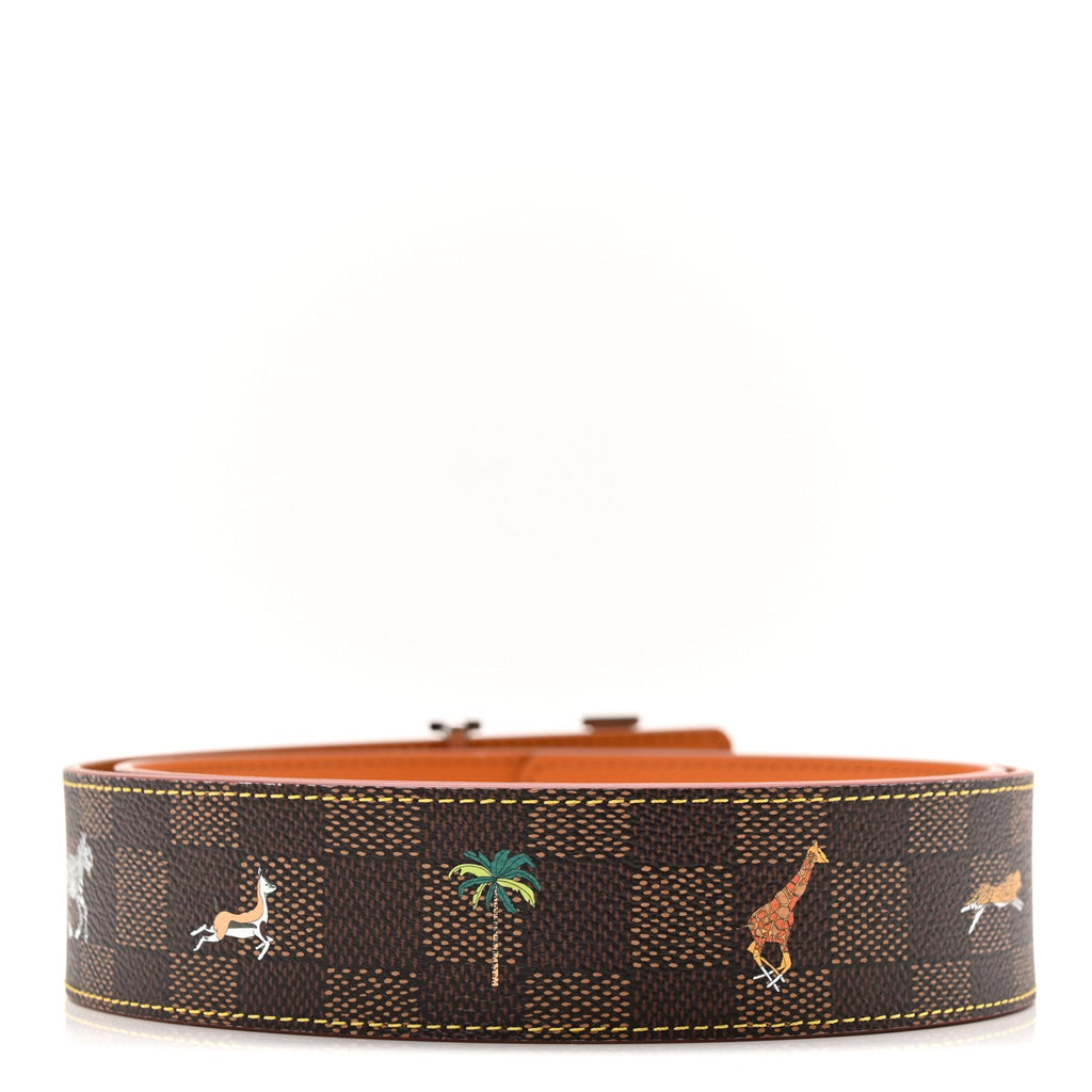 Louis Vuitton LV x The Darjeling Limited Monogram 40mm LV Initiales Reversible Belt 90 36 Brown Camel