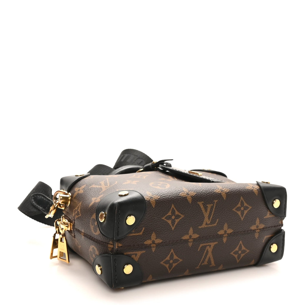 Louis Vuitton Monogram Petite Malle Souple Black