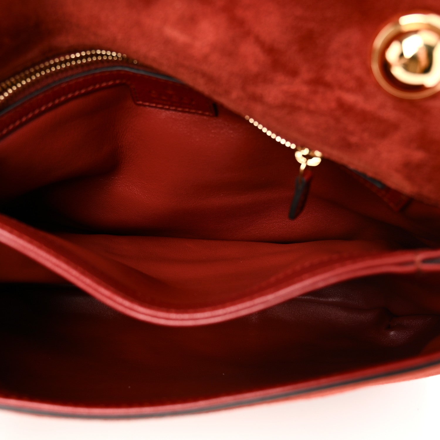 Gucci Suede Talco Roxy Calfskin Web Medium Blondie Shoulder Flap Bag Blondie Red