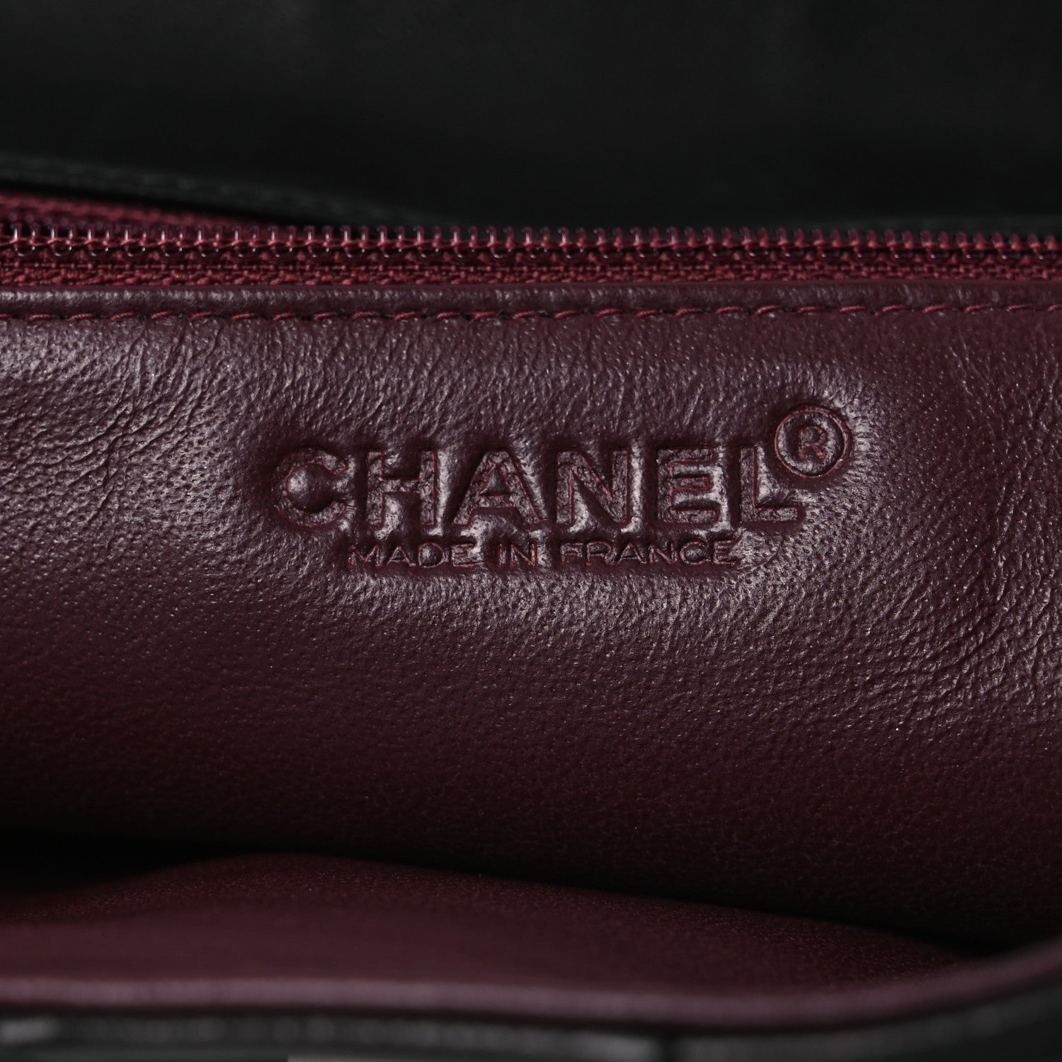 Chanel Lambskin Vertical Quilted Clutch Black