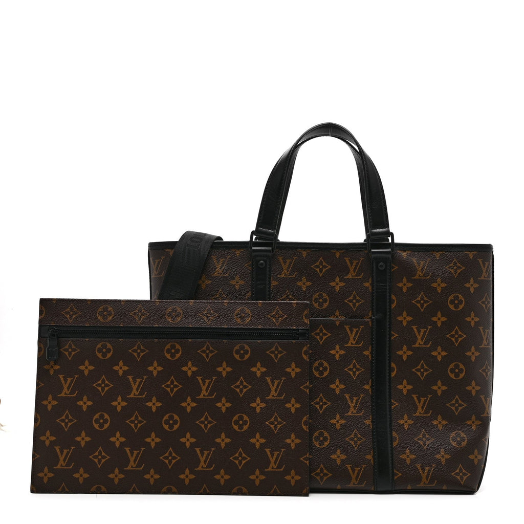 Louis Vuitton Monogram Macassar Weekend Tote PM