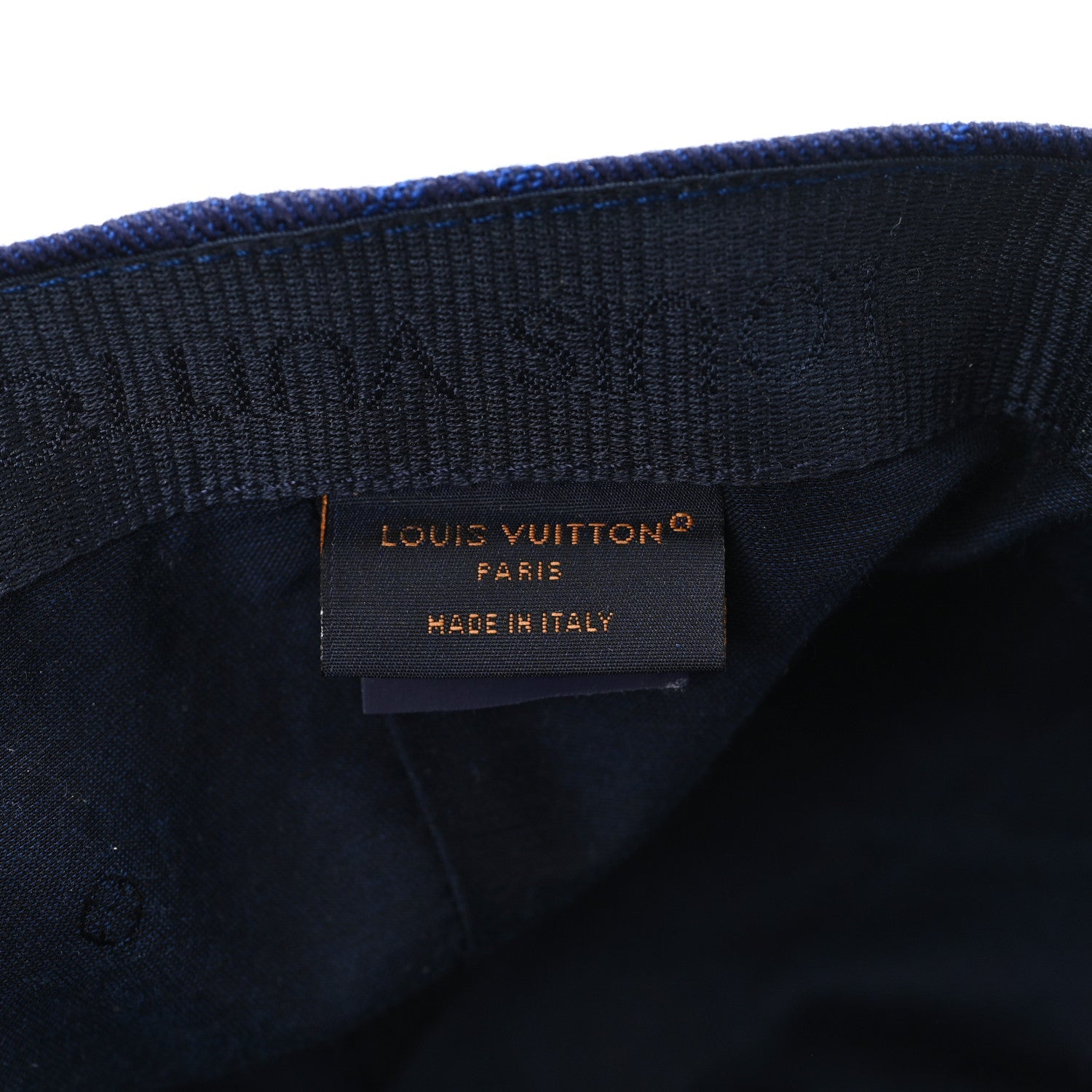 Louis Vuitton Cotton Monogram Essential Cap M Blue