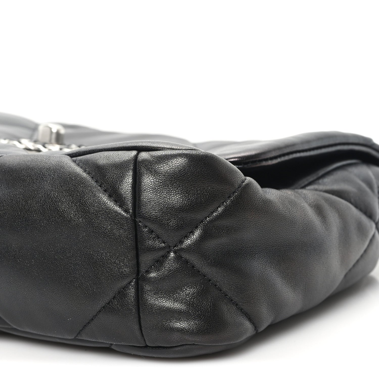 Chanel Lambskin Quilted Medium Chanel 19 Flap Black