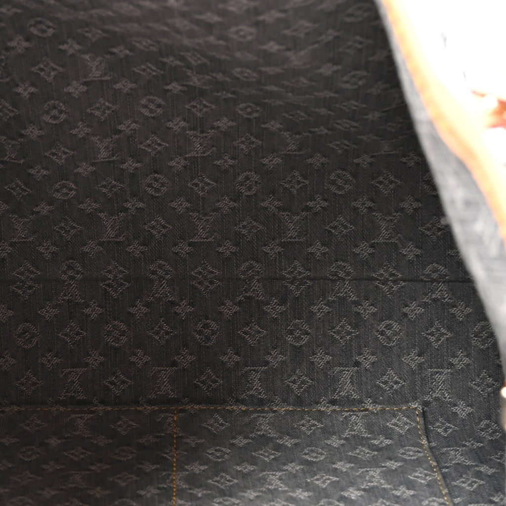 Louis Vuitton Monogram Denim CarryAll MM Washed Grey
