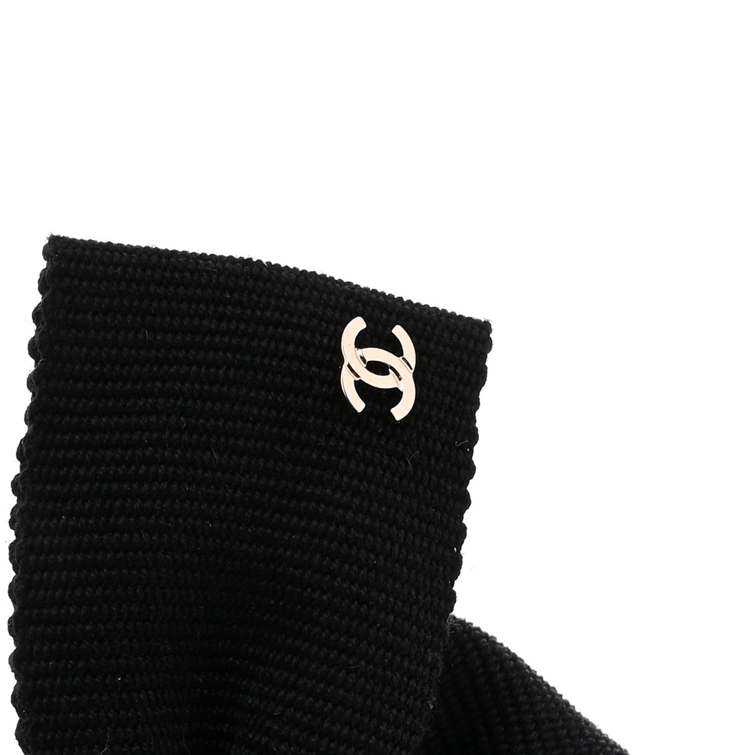 Grosgrain Bow CC Hair Clip Black