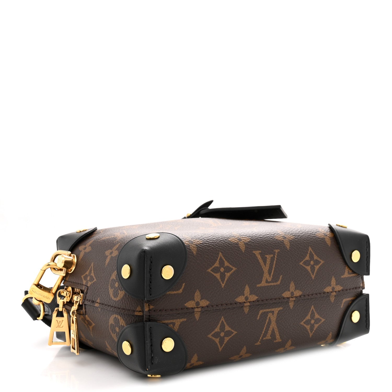 Louis Vuitton Monogram Petite Malle Souple Black