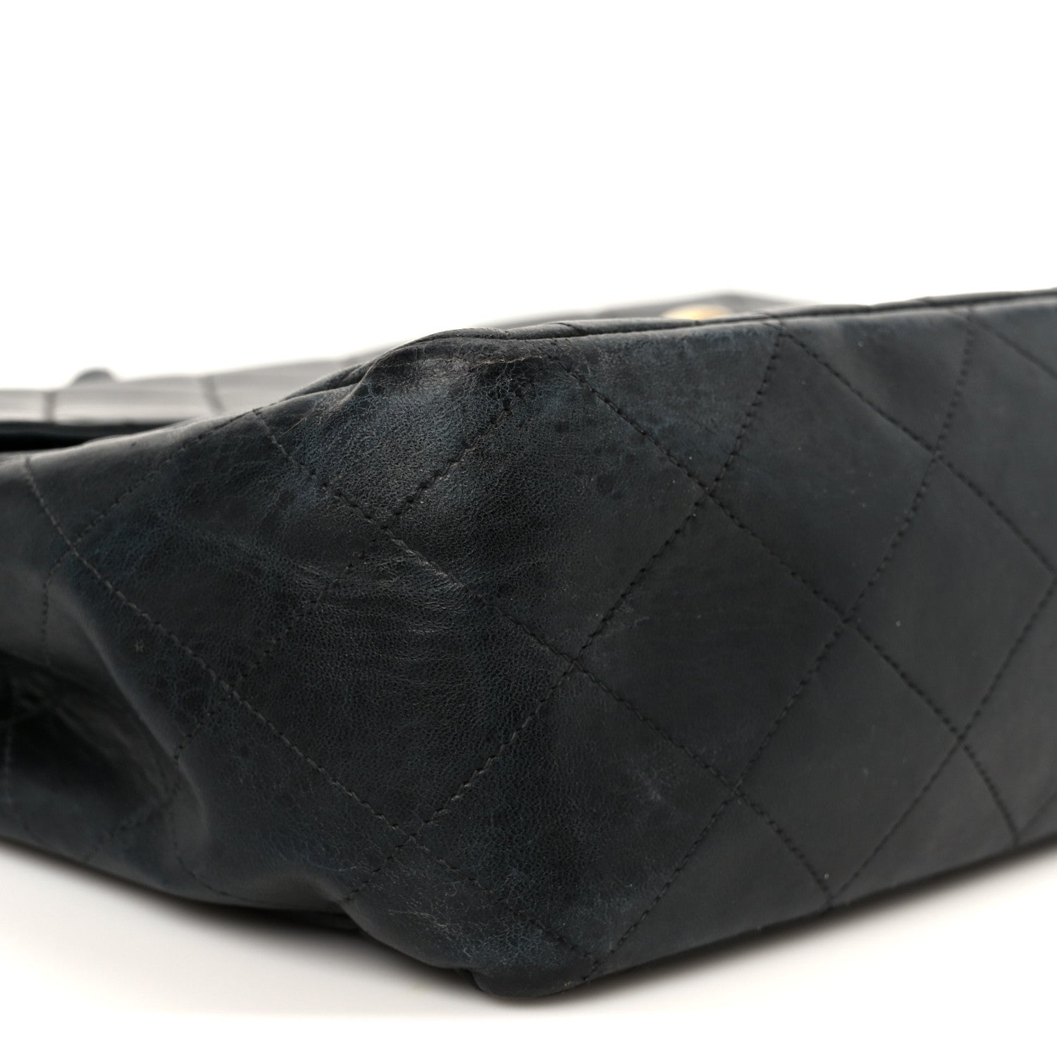 Chanel Lambskin Quilted XL Jumbo Single Flap Black