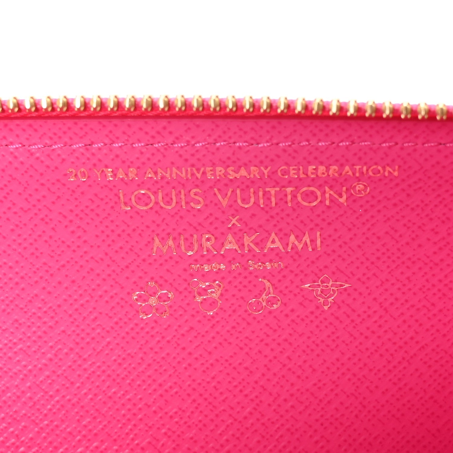 Louis Vuitton LV X TM Monogram Multicolor Charlotte Pencil Pouch Fuchsia