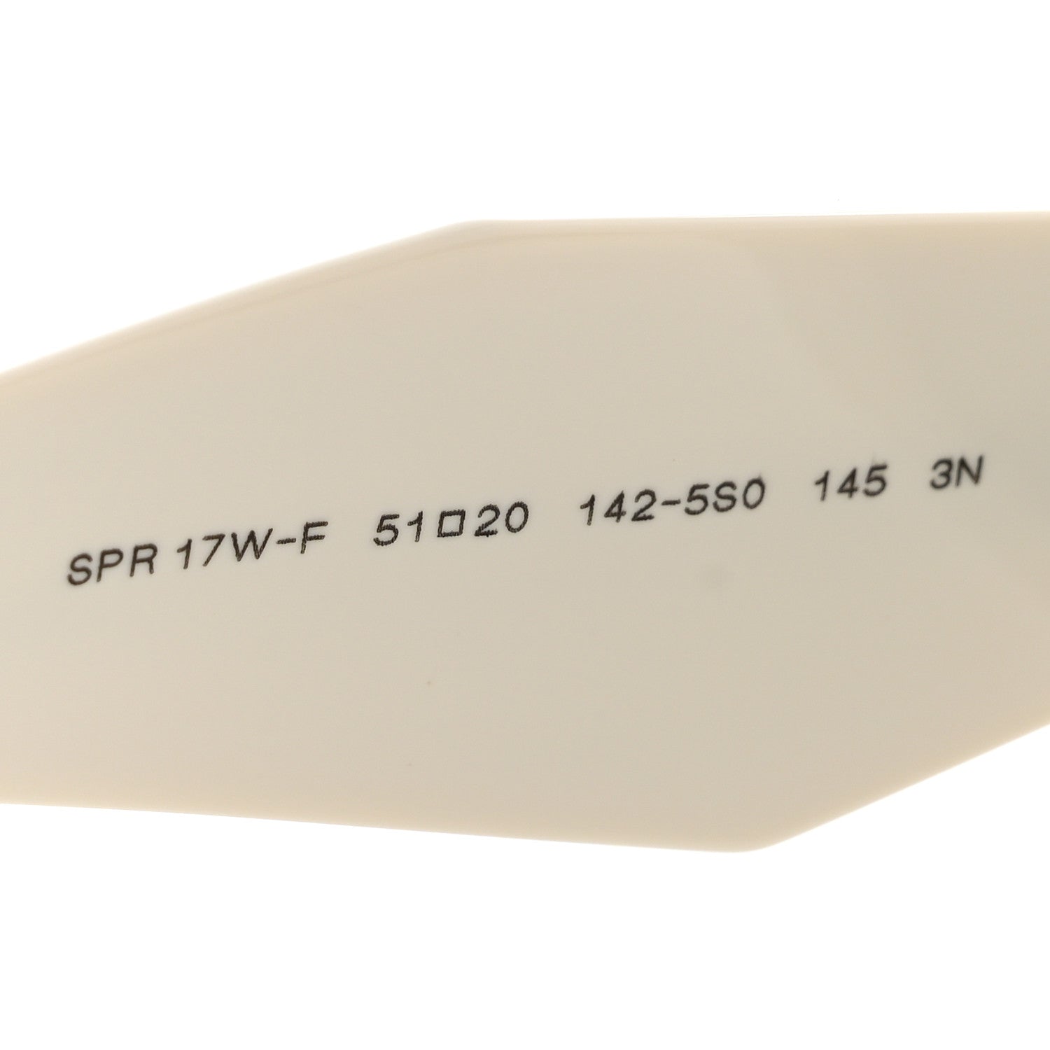 Prada Acetate Symbole Sunglasses SPR 17W White