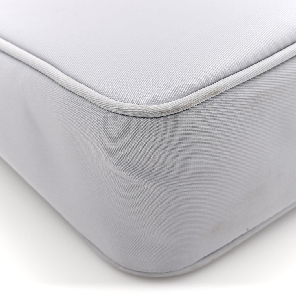 Prada Tessuto Nylon Mini Re-Edition 2000 Bag Fiordaliso