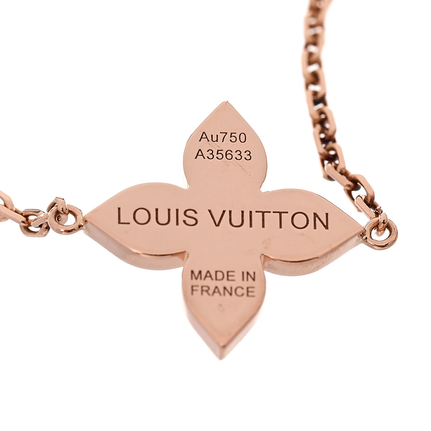 Louis Vuitton 18K Pink Gold Diamond Idylle Blossom Bracelet