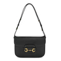 Gucci Azalea Calfskin Horsebit 1955 Shoulder Bag Black