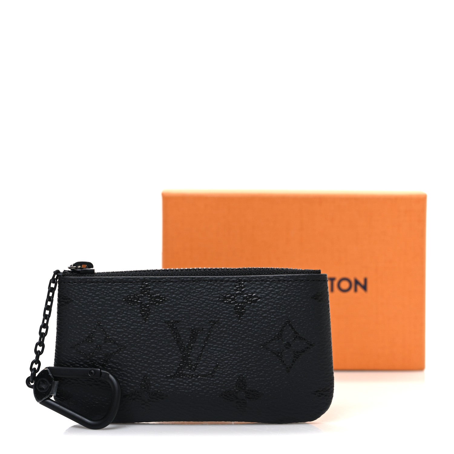 Louis Vuitton Monogram Midnight  Key Pouch Black