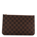 Louis Vuitton Damier Ebene Neverfull MM GM Pochette Rose Ballerine