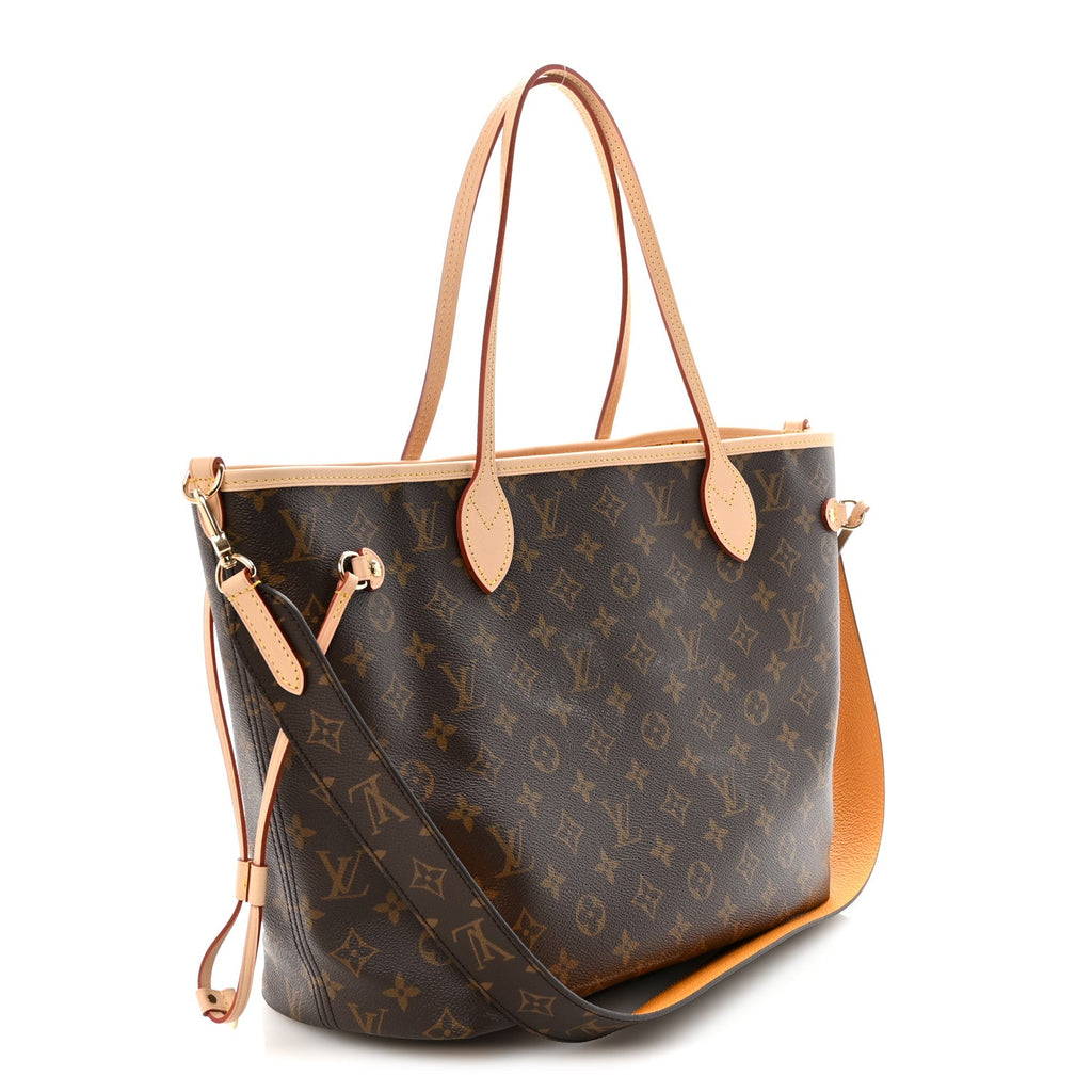 Louis Vuitton Monogram Inside Out Neverfull Bandouliere MM Jaune Safran