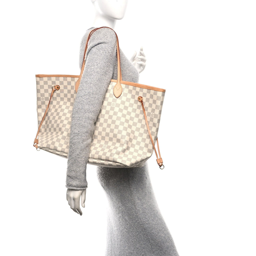Louis Vuitton Damier Azur Neo Neverfull GM Rose Ballerine