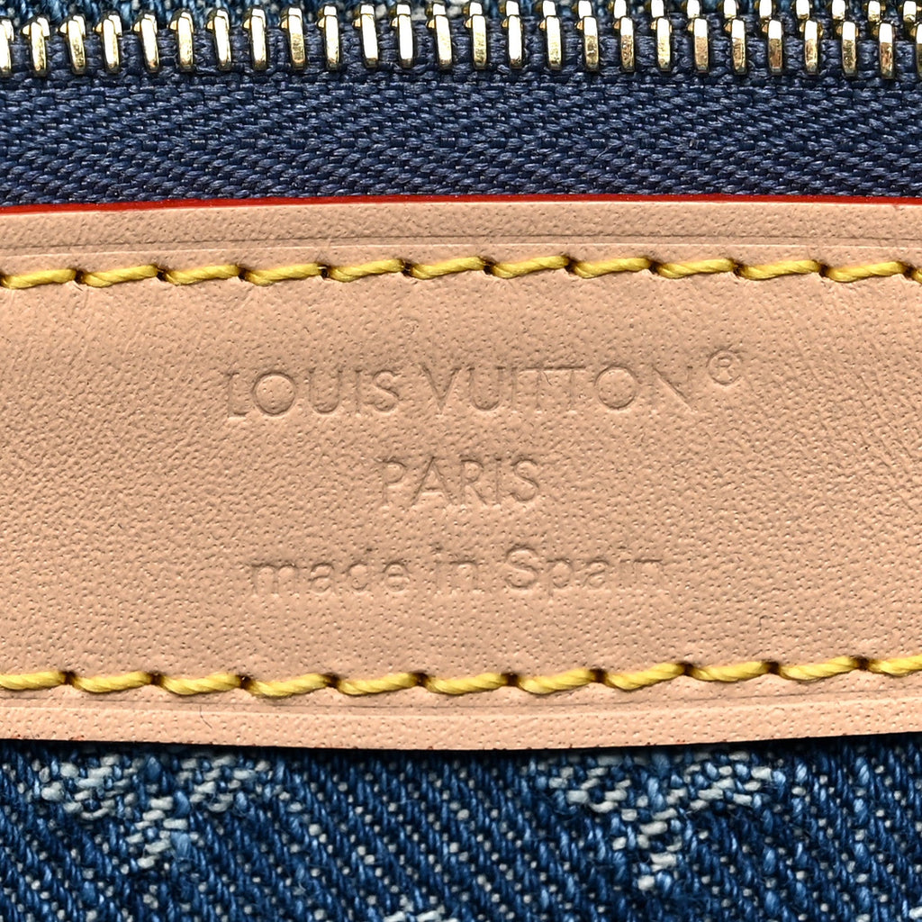 Louis Vuitton Monogram Denim Diane Blue