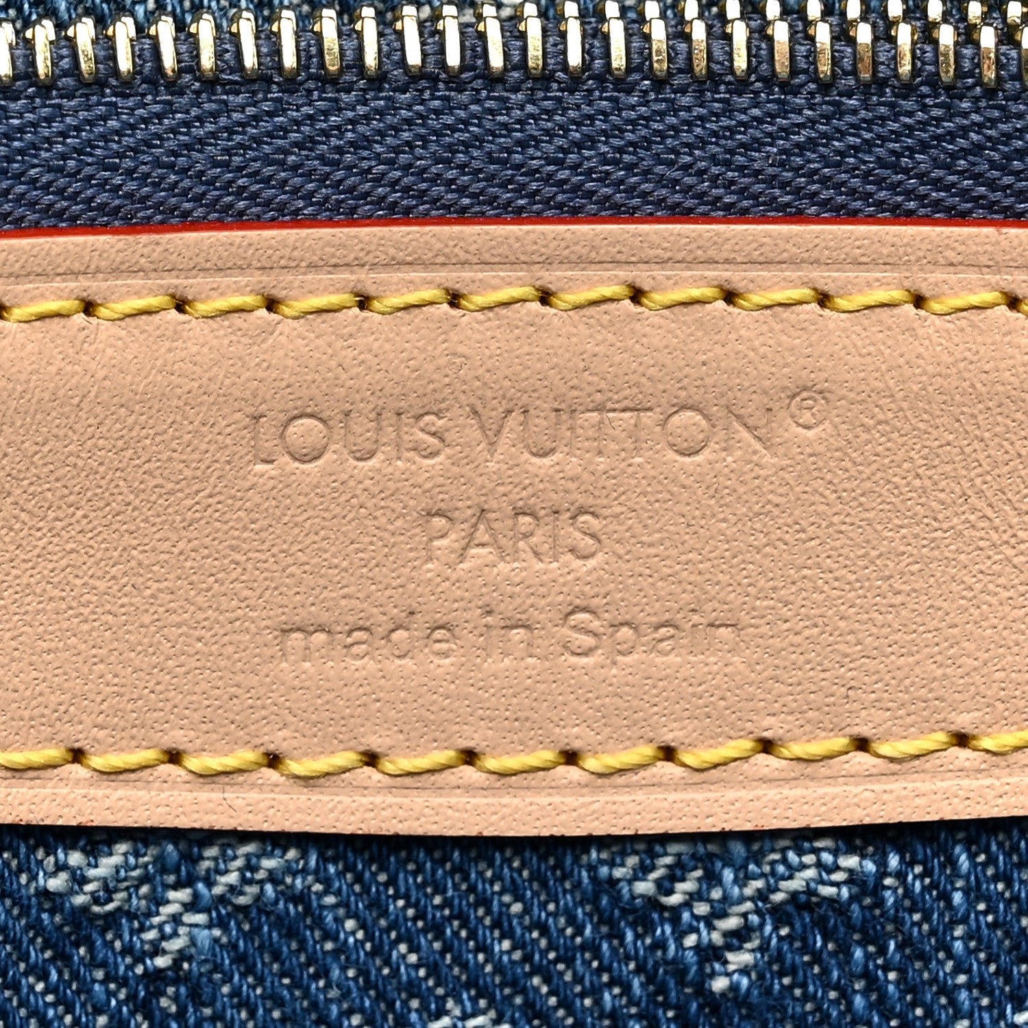 Louis Vuitton Monogram Denim Diane Blue
