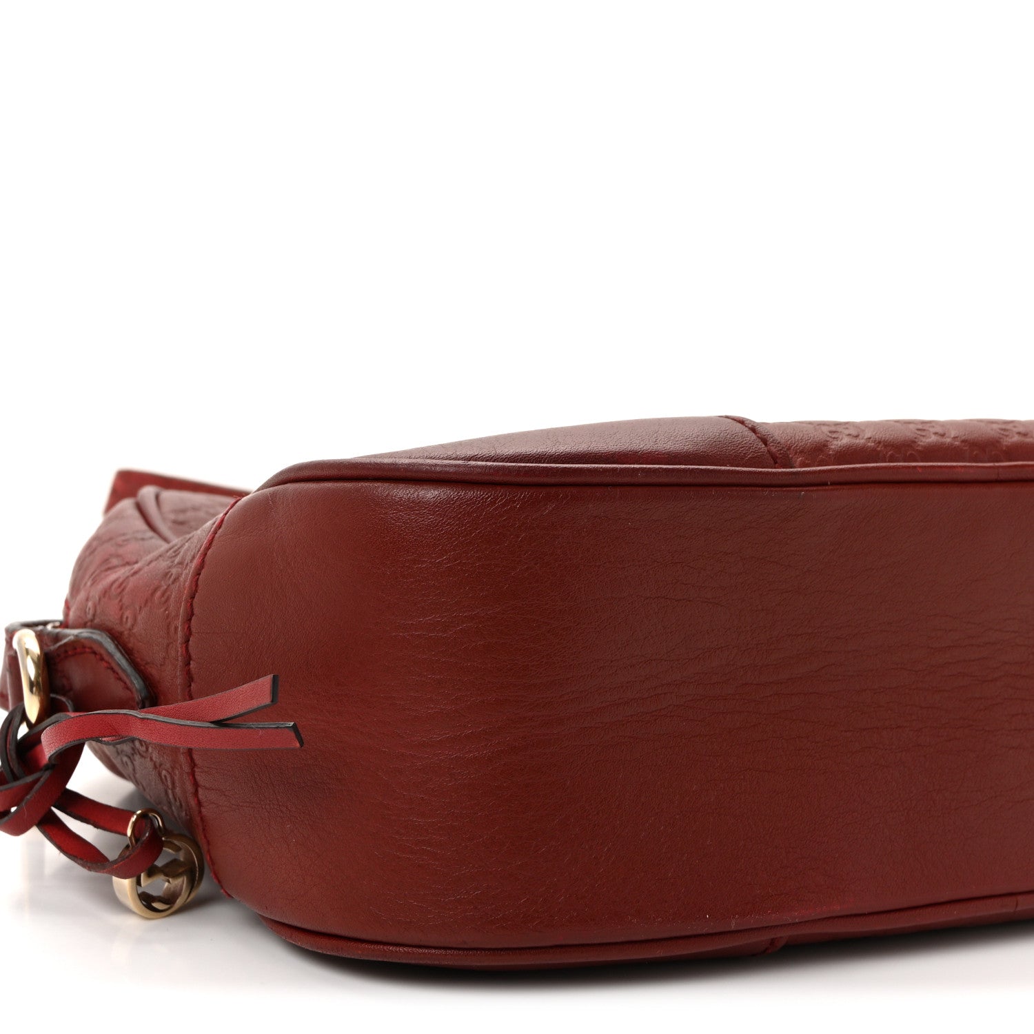 Gucci Microguccissima Mini Bree Messenger Bag Red