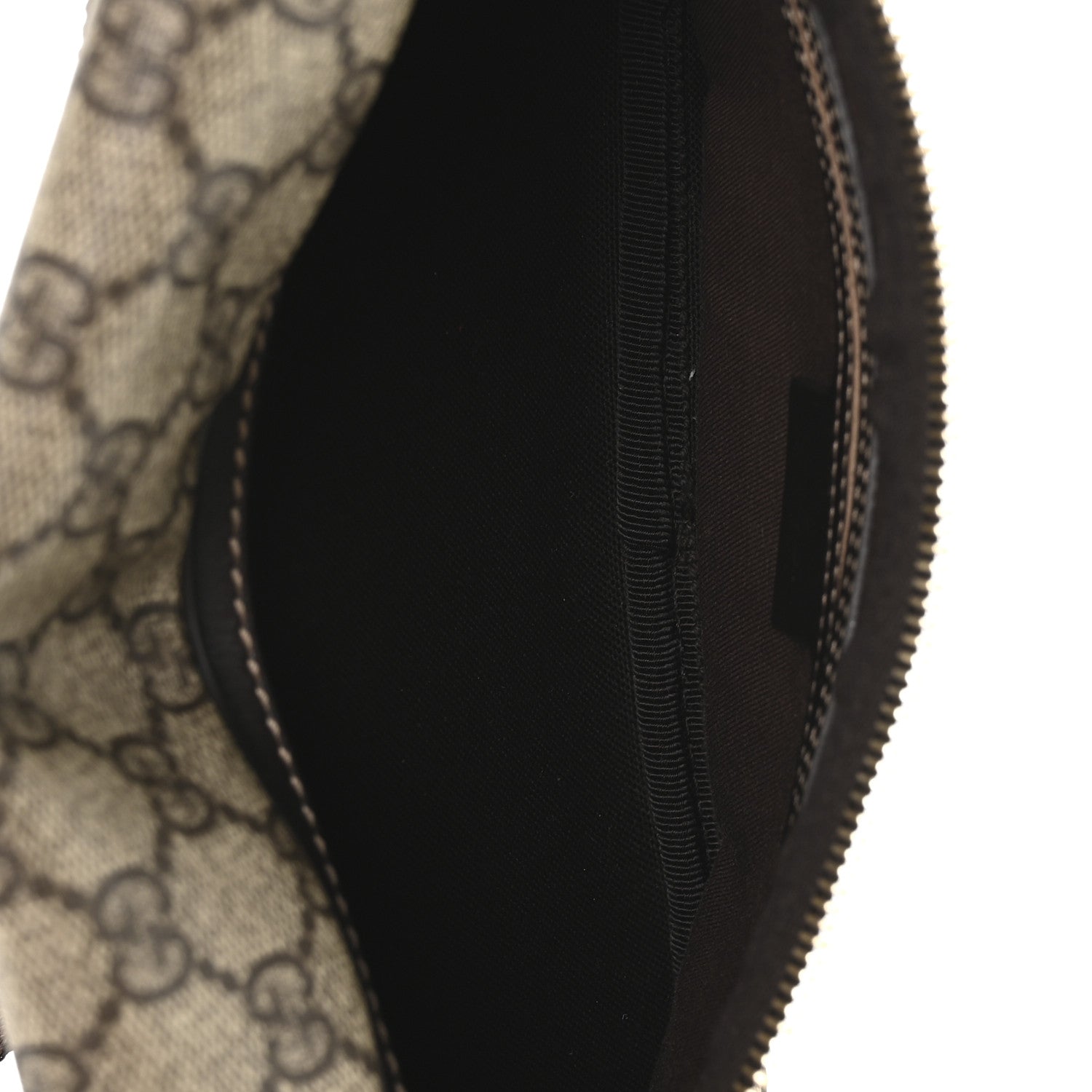 Gucci GG Supreme Monogram Belt Bag Dark Brown