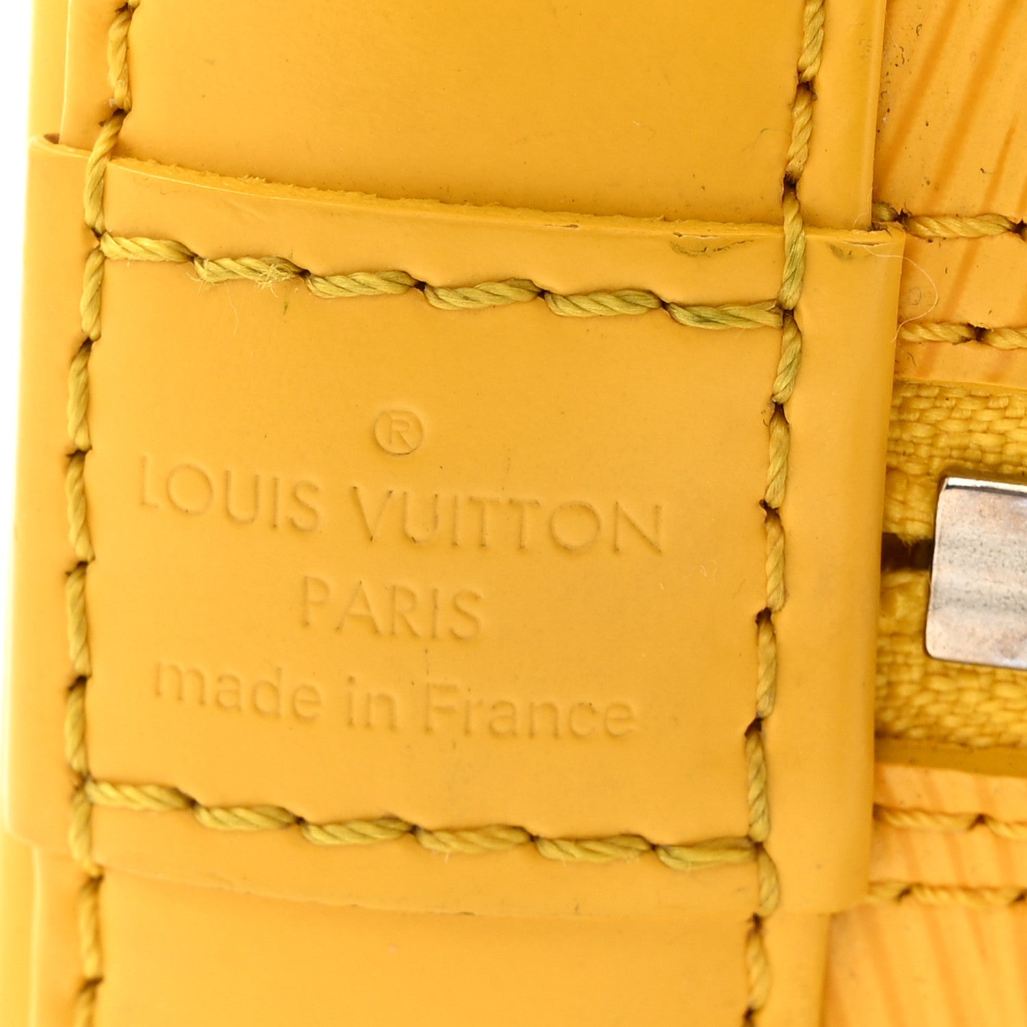 Louis Vuitton Epi Alma BB Citron