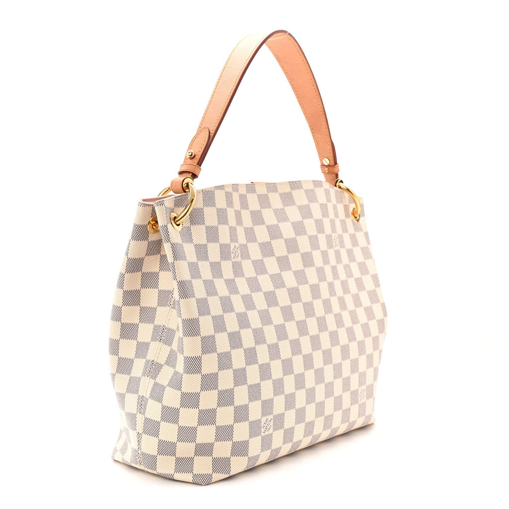 Louis Vuitton Damier Azur Graceful PM Rose Ballerine